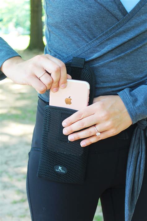 belt free on the go pouch with rfid protection|running buddy phone pouches.